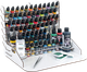 Regał na farbki Vallejo Paint Station z pionową podstawką 40 x 30 cm (8429551260121) - obraz 2