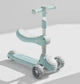 Самокат-беговел триколісний Skyper LS-1408-97 (колеса: передні Ø4,4"/заднє Ø3,15"/PU, рама: пластик, сидіння, підсвітка, до 30 кг) - изображение 2