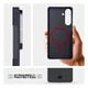 Чехол ArmorStandart BlackIcon Aramid Twill MagCase для Samsung S26 Plus Black (ARM90146) - изображение 7