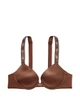 Бюстгальтер с пуш ап Shine Strap Smooth Push-Up Bra коричневого цвета с камешками р. 75А арт. 30138 - изображение 2