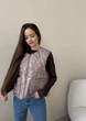 Жіночий жилет з вишивкою Trend Півонія XXL Капучино (TREZHPIVKAP) - изображение 6
