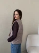 Жіночий жилет з вишивкою Trend Півонія S/M Капучино (TREZHPIVKAP) - изображение 8