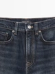 Жіночі джинси з високою посадкою Dunkelblau Massimo Dutti 38 (5040/640) - изображение 8