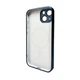 Чохол для смартфона AG Glass Sapphire Frame MagSafe Logo for Apple iPhone 15 Sea Blue - изображение 2