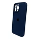 Чохол для смартфона Silicone Full Case AA Camera Protect for Apple iPhone 16 Pro 7,Dark Blue - изображение 5