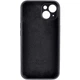 Чохол для смартфона Silicone Full Case AA Camera Protect for Apple iPhone 15 14,Black - изображение 4