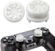 Накладки на стіки PS4/PS5 силіконові White 2 шт - изображение 1