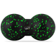 Масажний м'яч подвійний PowerPlay PP-4353 Epp foam peanut ball (d12*24cm.) Чорно/Зелений - изображение 2