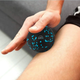 Массажный мяч PowerPlay PP-4350 Epp Massage Ball d8 см Черно/Голубой (PP-4350_Cyan_d8) - изображение 5