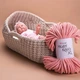 Шнур товстий Macrame Braided XL 10мм 1000г джинс (№761) - изображение 4