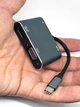 Адаптер 4K USB Type-C 3.1 -> HDMI/VGA/ТВ/USB 3.0/USB-C/OTG конвертер 5Gbps Серый - зображення 2