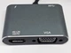 Адаптер 4K USB Type-C 3.1 -> HDMI/VGA/ТВ/USB 3.0/USB-C/OTG конвертер 5Gbps Серый - зображення 8