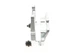 Скоба заднего суппорта правая Audi A6 04-11 Vika 66151727401 - изображение 3