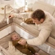 Кровать-манеж Kinderkraft Leody UP с пеленатором Beige (KCLEODUPBEG00AC) (00-00305404) - изображение 8
