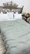 Вафельное покрывало Malloory Home Антиаллергенное 200х230см Оливка - изображение 6