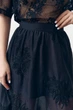 Спідниця міді з тенселу Tencel Bloom Skirt Black в чорному кольорі LiLove 411 L - зображення 5