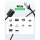Патч-корд 1м, F/UTP cat 6 RJ-45 extension black Ugreen (U_11279) - зображення 3