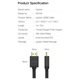 Кабель мультимедийный HDMI M to HDMI M 1.5m HD104 black Ugreen (60820) - изображение 5