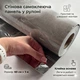 Глянцевая самоклеящаяся рулонная панель ПВХ 60х300 см - Серый мрамор (НР 06210) - изображение 3