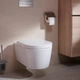 Підвісний унітаз Hansgrohe Elu Pura S 540×366 овальний з сидінням білий (60292450) - изображение 2