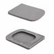 Унітаз підвісний Qtap Tern Ultra Quiet 520×345×325 мм, Stone grey, з сидінням Slim Duroplast / Soft-close / Quick Release - зображення 8
