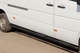 Боковые трубы Black (2 шт., нержавейка) Средняя База, Ø60 для Volkswagen LT 1995-2006 гг - изображение 4