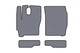 Резиновые Коврики Carsuit (Серый) для Iveco Eurocargo 2002-2008 гг - изображение 1