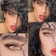 Коричневые контактные линзы с диоптриями Айс Милк Браун 2 шт.-1.0 ELITE Lens - изображение 4