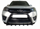 Кенгурятник WT003 Черный Нержавейка для Chery Tiggo 3 2005- гг - изображение 1