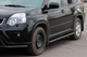 Бічні труби BB002 Black (2 шт., нерж) для Nissan X-trail T31 2007-2014 рр - зображення 2