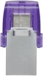 Flash Drive Kingston DT Duo 3C 128GB 200MB/s dual USB-A + USB-C (6807197) - изображение 2