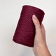 Шпагат для декору YarnArt twisted macrame 3mm 250г бордо (№781) - зображення 3