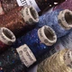 Пряжа з паєтками YarnArt Paillettes 50г синя (№8008) - изображение 3