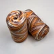 Шпагат градієнт YarnArt twisted macrame 3mm VR 250г гарбузова карамель (927) - изображение 3