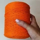 Шпагат для макраме YarnArt twisted 4мм 500г яскраво-помаранчевий (№800) - изображение 5