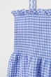 Топ H&M синій-білий в клітку WEAGR765 42 - зображення 2