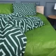 Простынь MirSon Бязь 17-0632 Diamond Emerald 220 х 240 см (2200008466008) - изображение 1