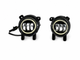 LED противотуманные фары с ангельскими глазками BMW F20 F21 F22 F23 F30 F31 F32 F34 F35 3400LM - изображение 2