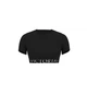 Жіночий топ-бралет Victoria's secret Cotton Short-Sleeve Bralette Crop Top Black XS Чорний - зображення 3