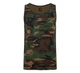 Тактическая майка, футболка без рукавов армейская 100% хлопка Brandit Tank Top Woodland M - изображение 2