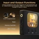 MP3 плеер Diofox M6 1.8" Bluetooth 5.3 Hi-Fi 32b с внешним динамиком металлисеский USB Type C - изображение 4