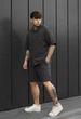 Літній комплект сорочка + шорти Staff mac dark gray XS темно-сірий - зображення 5