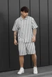 Літній комплект сорочка + шорти Staff may white & gray XS білий/сірий - зображення 1