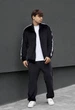 Спортивный костюм мужской черный стаф на молнии Staff van black zip L (389512) - изображение 5