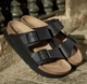 Женские шлепанцы BIRKENSTOCK PAPILLIO ARIZONA GROOVED VEGAN 1018520 narrow 39 черные - изображение 3