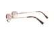 Сонцезахисні окуляри MIU MIU A54S ZVN70O CLEAR GRADIENT PINK з рожевою лінзою Золотиста оправа - зображення 4