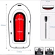 Двухместная надувная лодка Intex 68332 (236x114x41 см) Seahawk 2 Set + Пластиковые весла и ручной насос - изображение 9