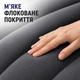 Надувное кресло-кровать Intex 66551NP 224×117 см — раскладной диван-трансформер для дома, флок, подстаканник - изображение 6