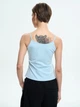 Майка женская с кружевом ROZA 251002 M Серо-голубая (4824005762628) - изображение 2