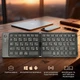 Бездротова складана клавіатура Bluetooth Folding Scissor Foot Keyboard HB-028 Чорна (1011162-Black) - зображення 1